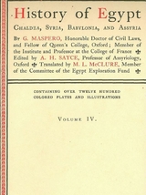 History of Egypt, Chaldea, Syria, Babylonia, and Assyria, Vol. 4 -  G. Maspero