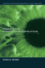 Principles of Rorschach Interpretation - Weiner, Irving B.