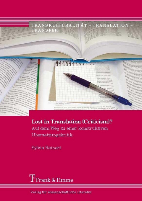 Lost in Translation (Criticism)? -  Sylvia Reinart