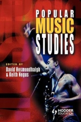 Popular Music Studies - Hesmondhalgh, David; Negus, Professor Keith