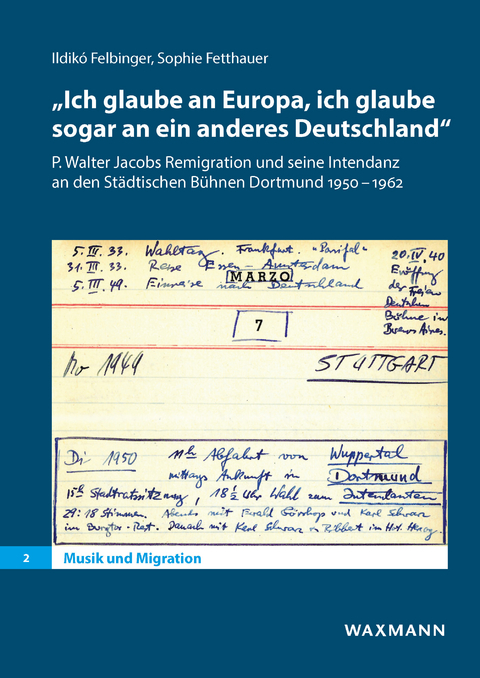 'Ich glaube an Europa, ich glaube sogar an ein anderes Deutschland' -  Ildikó Felbinger,  Sophie Fetthauer