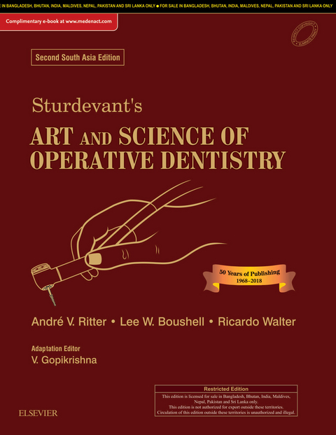 Sturdevant's Art & Science of Operative Dentistry- E Book -  V Gopikrishna