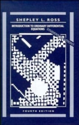 Student Solutions Manual to accompany Introduction to Ordinary Differential Equations, 4e - Ross, Shepley L.