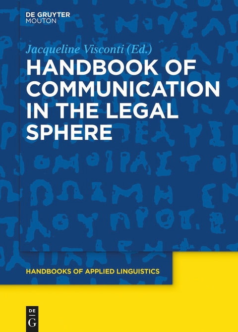 Handbook of Communication in the Legal Sphere - 