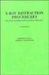 X-Ray Diffraction Procedures - Klug, Harold P.; Alexander, Leroy E.