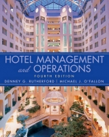 Hotel Management and Operations - Rutherford, Denney G.; O'Fallon, Michael J.