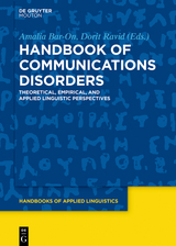 Handbook of Communication Disorders - 