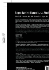 Reproductive Hazards of the Workplace - Frazier, Linda M.; Hage, Marvin L.