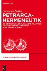 Petrarca-Hermeneutik - Catharina Busjan