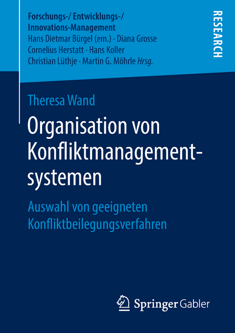 Organisation von Konfliktmanagementsystemen - Theresa Wand