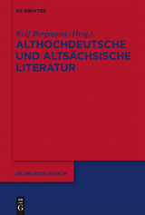 Althochdeutsche und altsächsische Literatur - 