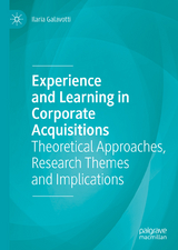 Experience and Learning in Corporate Acquisitions - Ilaria Galavotti