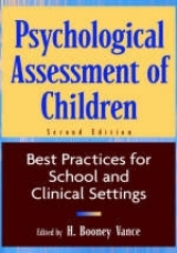 Psychological Assessment of Children - Vance, H. Booney