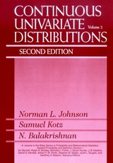 Continuous Univariate Distributions, Volume 2 - Johnson, Norman L.; Kotz, Samuel; Balakrishnan, Narayanaswamy