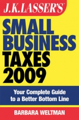 J.K.Lasser's Small Business Taxes - Weltman, Barbara