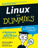 Linux For Dummies - LeBlanc, Dee-Ann; Blum, Richard