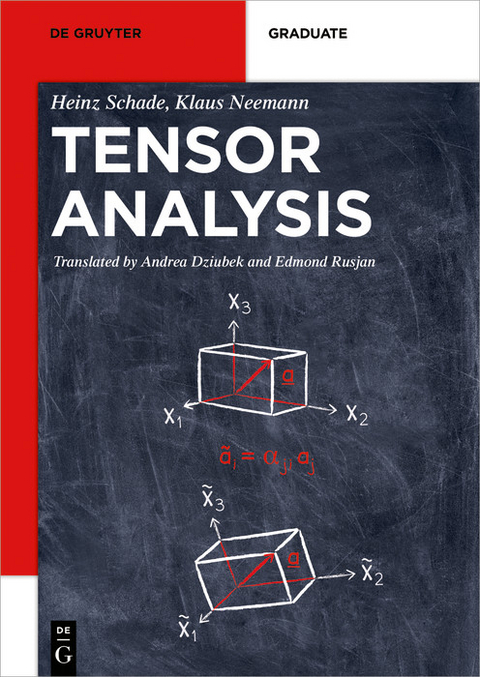 Tensor Analysis -  Heinz Schade,  Klaus Neemann