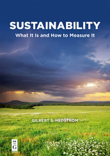 Sustainability -  Gilbert S. Hedstrom