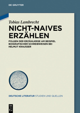 Nicht-Naives Erzählen -  Tobias Lambrecht