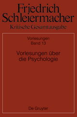 Vorlesungen über die Psychologie - 