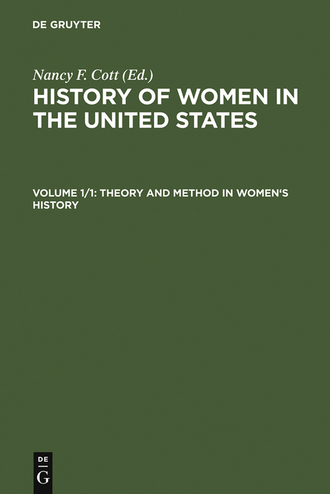 Theory and Method in Women's History - 