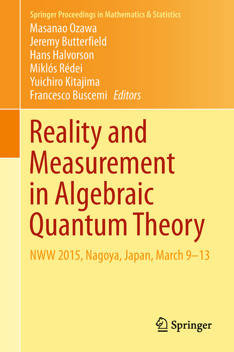 Reality and Measurement in Algebraic Quantum Theory - 