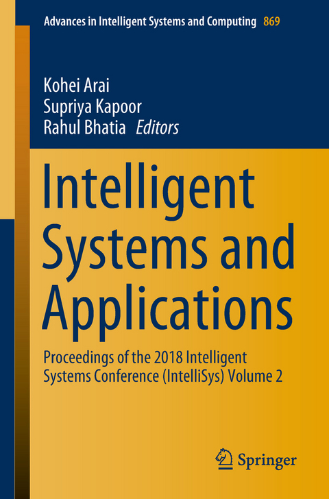 Intelligent Systems and Applications - 