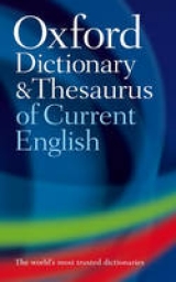 Oxford Dictionary and Thesaurus of Current English - 