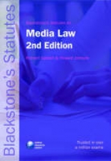 Blackstone's Statutes on Media Law - Caddell, Richard; Johnson, Howard