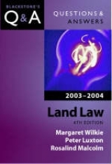 Land Law - Wilkie, Margaret; Luxton, Peter; Malcolm, Rosalind