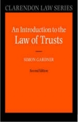 An Introduction to the Law of Trusts - Gardner, Simon