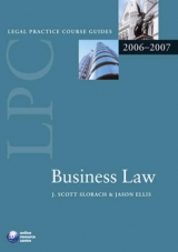 Business Law 2006-2007 - Slorach, Professor Scott