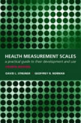 Health Measurement Scales - Streiner, David L.