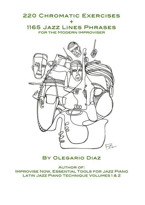 220 Chromatic Exercises + 1165 Jazz Lines Phrases for the Modern Improviser -  Olegario Diaz