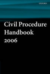 Civil Procedure Handbook 2006 - Williams, Victoria