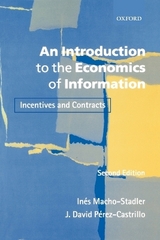 An Introduction to the Economics of Information - Macho-Stadler, Inés; Pérez-Castrillo, J. David