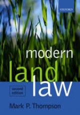 Modern Land Law - Thompson, Mark P.