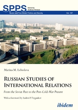 Russian Studies of International Relations - Marina M. Lebedeva