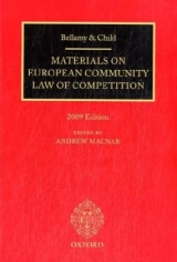 Bellamy and Child: Materials on European Community Law of Competition - Macnab, Andrew