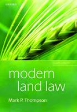 Modern Land Law - Thompson, Mark P.