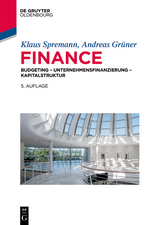Finance -  Klaus Spremann,  Andreas Grüner