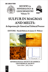 Sulfur in Magmas and Melts: - 