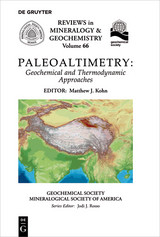 Paleoaltimetry - 