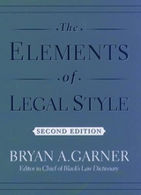 The Elements of Legal Style - Garner, Bryan A.