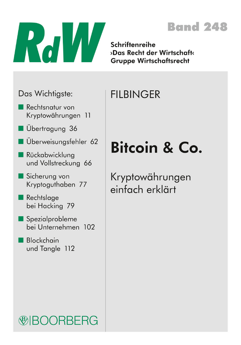 Bitcoin & Co - Konstantin Filbinger