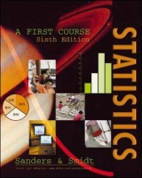 Statistics: A First Course with Data CD - Sanders, Donald; Smidt, Robert