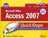 Microsoft Office Access 2007 QuickSteps - Cronan, John