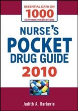 Nurse's Pocket Drug Guide 2010 - Barberio, Judith