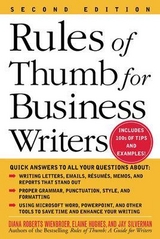 Rules of Thumb for Business Writers - Wienbroer, Diana; Hughes, Elaine; Silverman, Jay