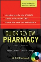 Quick Review: Pharmacy, Thirteenth Edition - Generali, Joyce; Berger, Christine